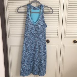 An exercise-material dress